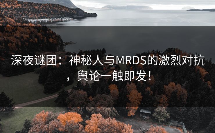 深夜谜团：神秘人与MRDS的激烈对抗，舆论一触即发！
